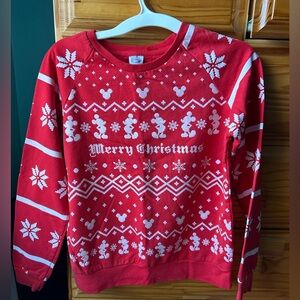 Disney christmas sweatshirt